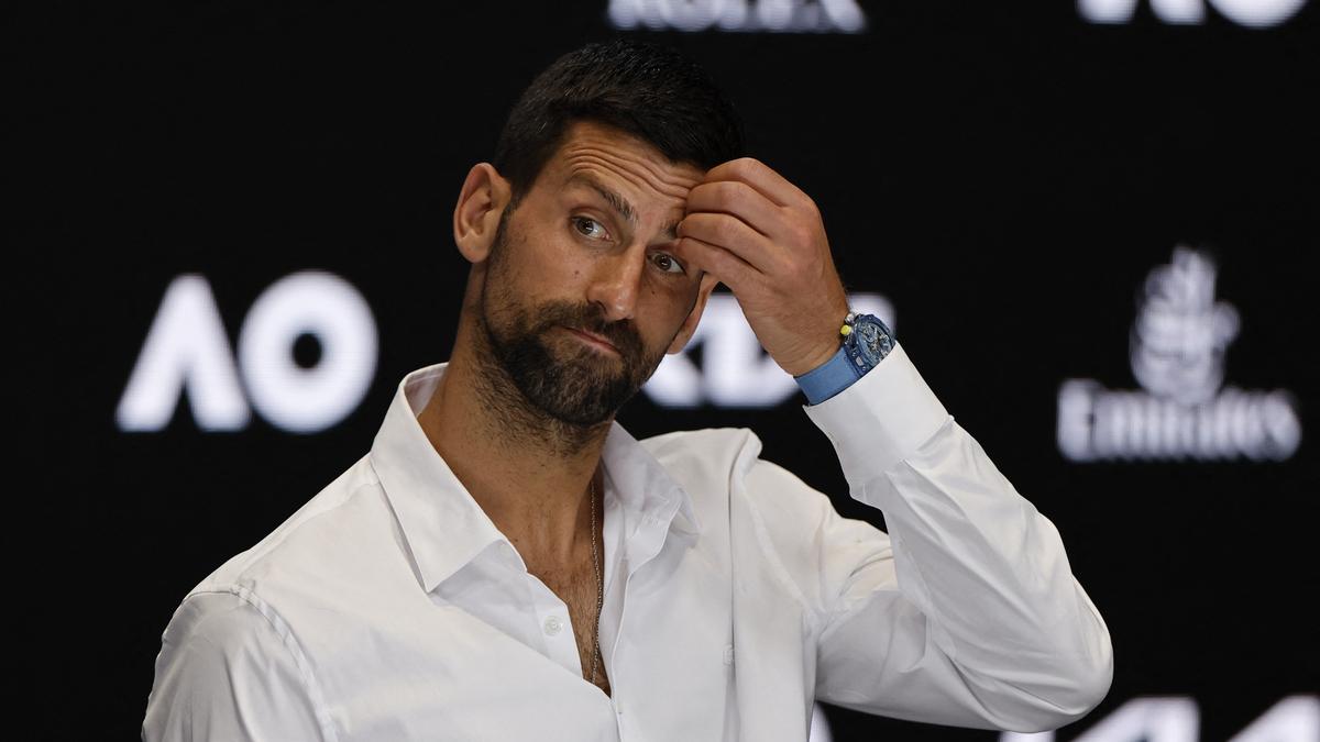 Novak Djokovic declines to address past interview about getting sick in Australia in 2022