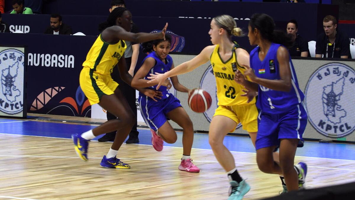 India goes down to Australia at FIBA Asian U-18 Women’s Championship basketball