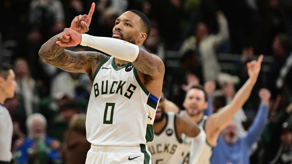 NBA roundup: Damian Lillard-led Bucks edge Kings in OT