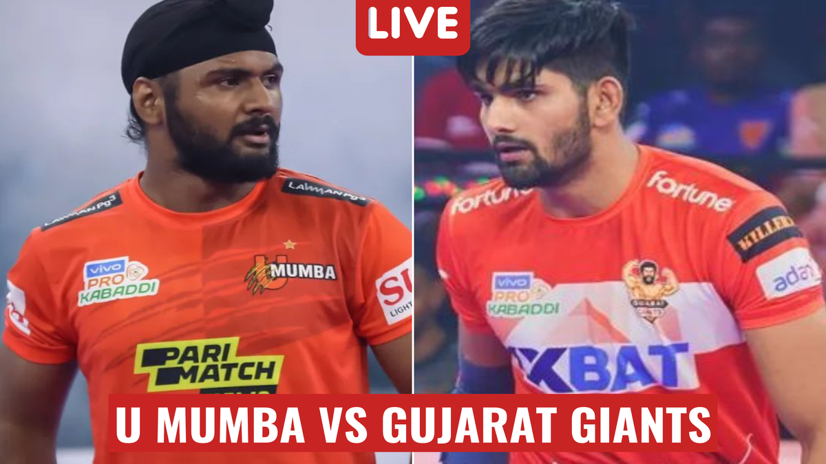 U Mumba 36-38 Gujarat Giants Highlights, Pro Kabaddi 2022: Gujarat beat Mumba to stay keep qualification hopes alive