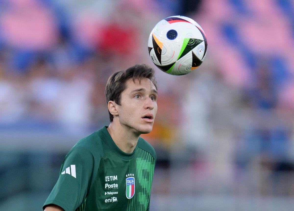 Italy’s dependence on the flanks gives its best player, Federico Chiesa, a lot of responsibility in the build-up play.