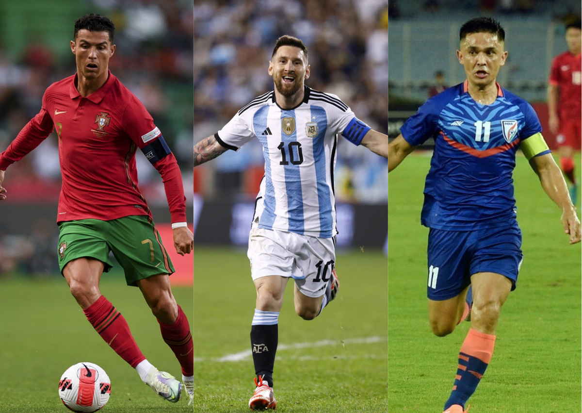 Ronaldo Messi On Top 15 International Goal corers In Men s Football 