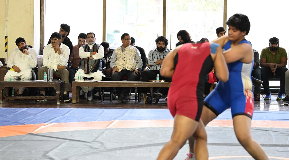 Important officials from the same organisation were watching her bout from seats on the side of the mat on Saturday, barely a few feet away from the action. They clapped every time Vinesh’s opponent scored.