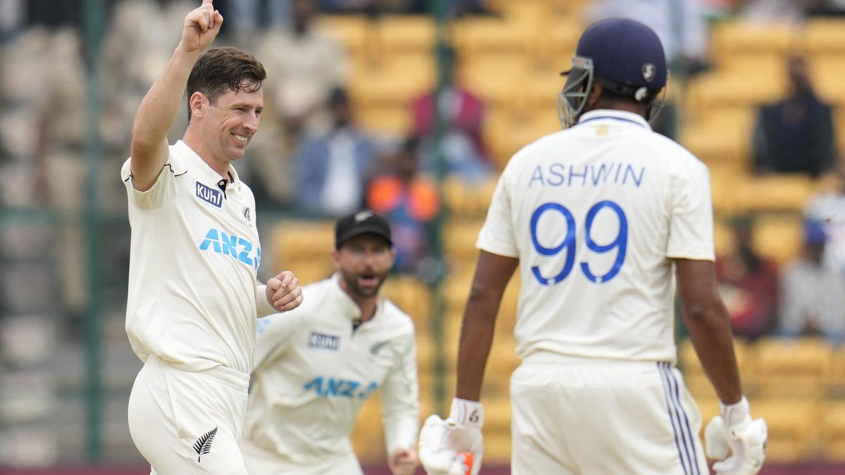 IND vs NZ: India bowled out for 46 by New Zealand, its lowest Test total at home