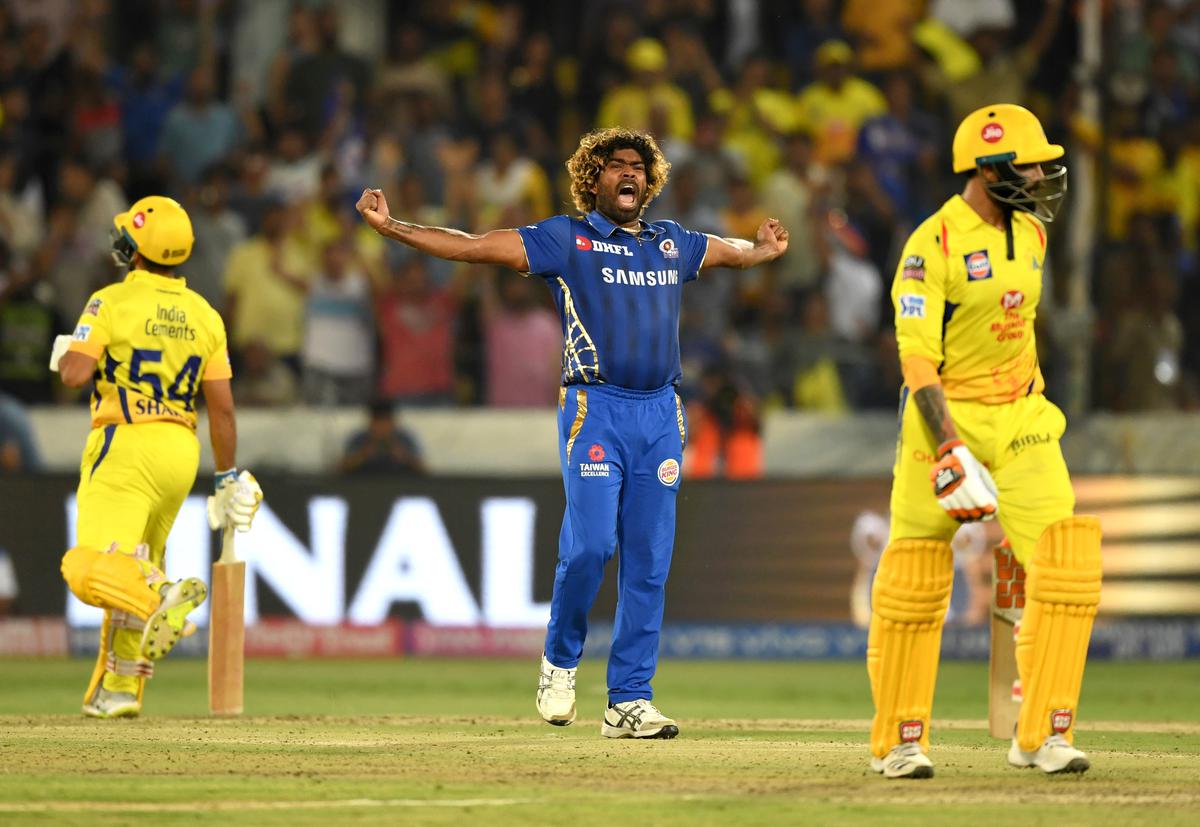 Lasith Malinga trapped Shardul Thakur lbw with the last ball of the IPL 2019 final.