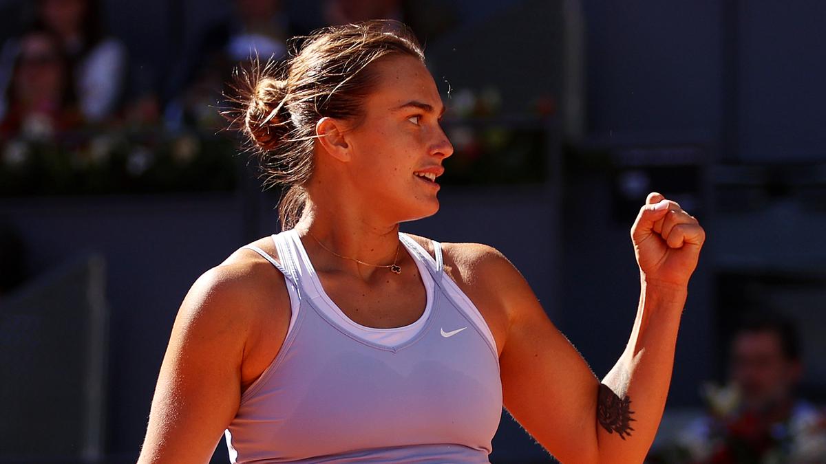 Madrid Open: Sabalenka reaches final, Karatsev ends Zhang’s run