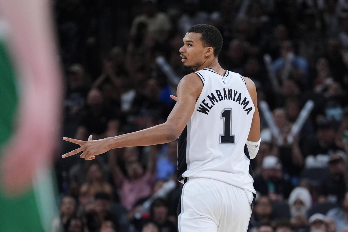 San Antonio Spurs forward Victor Wembanyama.