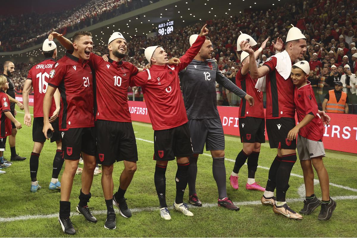 Albania Czech Republic Euro 2024 Soccer 31603 