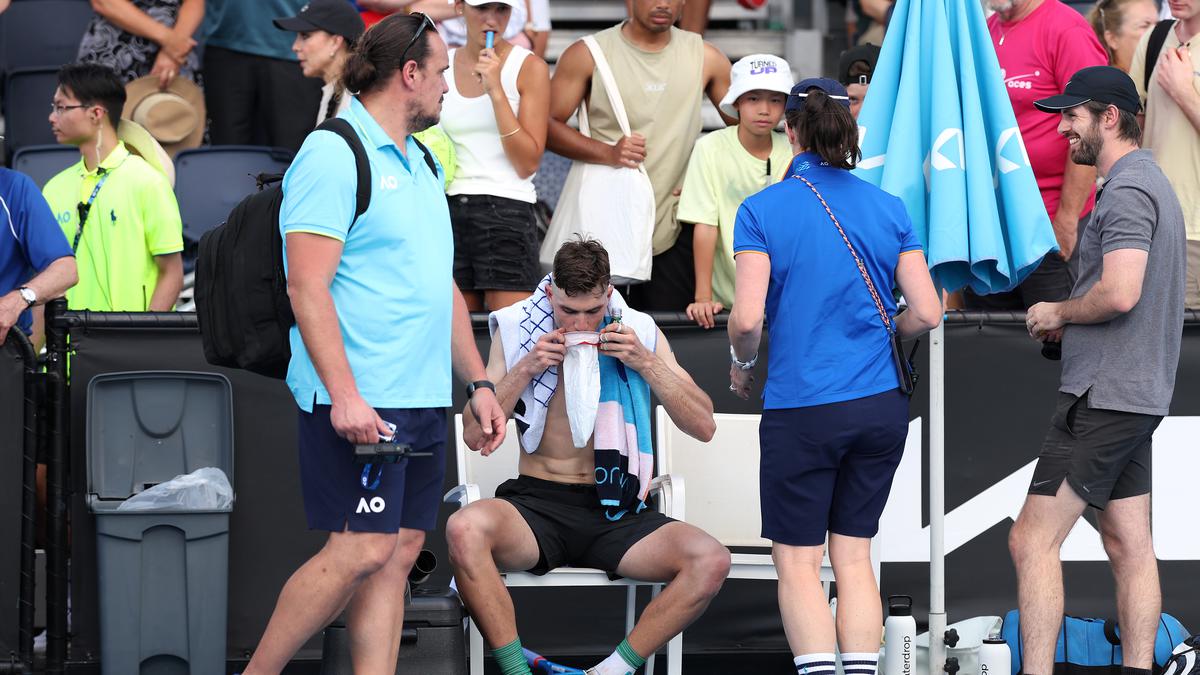 Stress-hit Jack Draper vomits on court at Australian Open