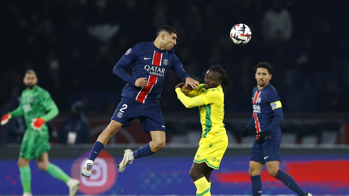 Ligue 1 2024-25: PSG held by Nantes but maintains lead in points table