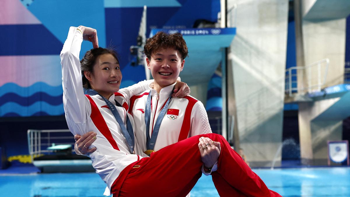 Paris Olympics 2024: Chinese women win first gold in clean sweep bid in diving