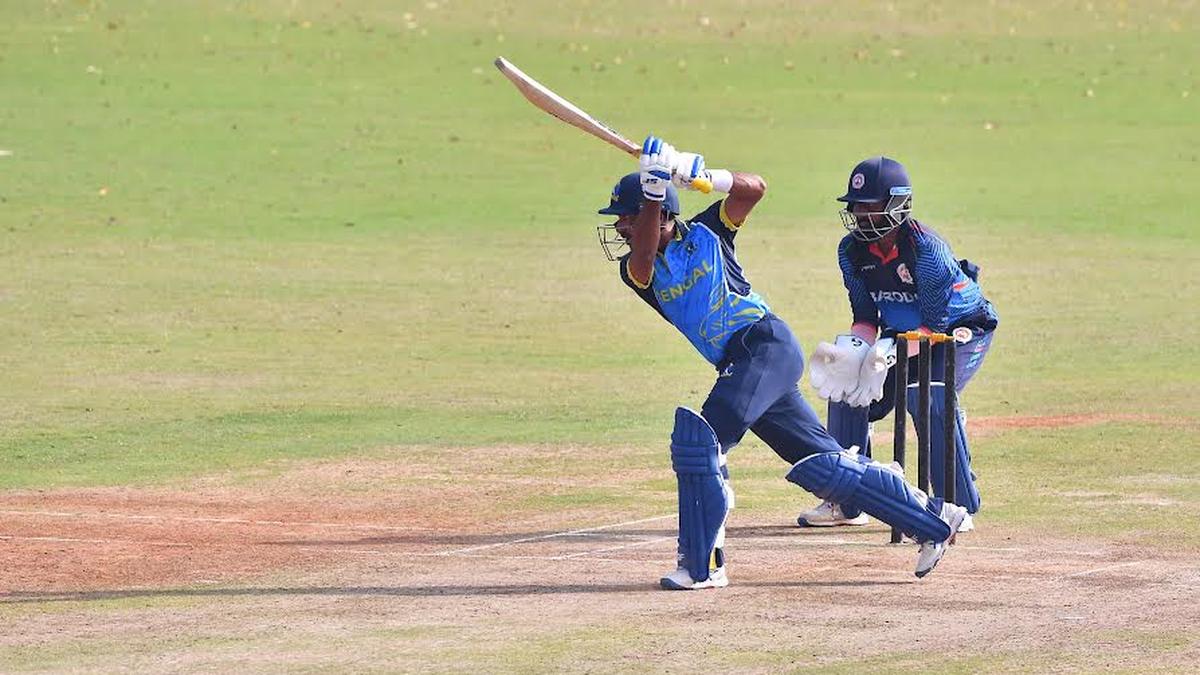 Vijay Hazare Trophy: Anustup Majumdar’s unbeaten 99 guides Bengal to big win against Baroda