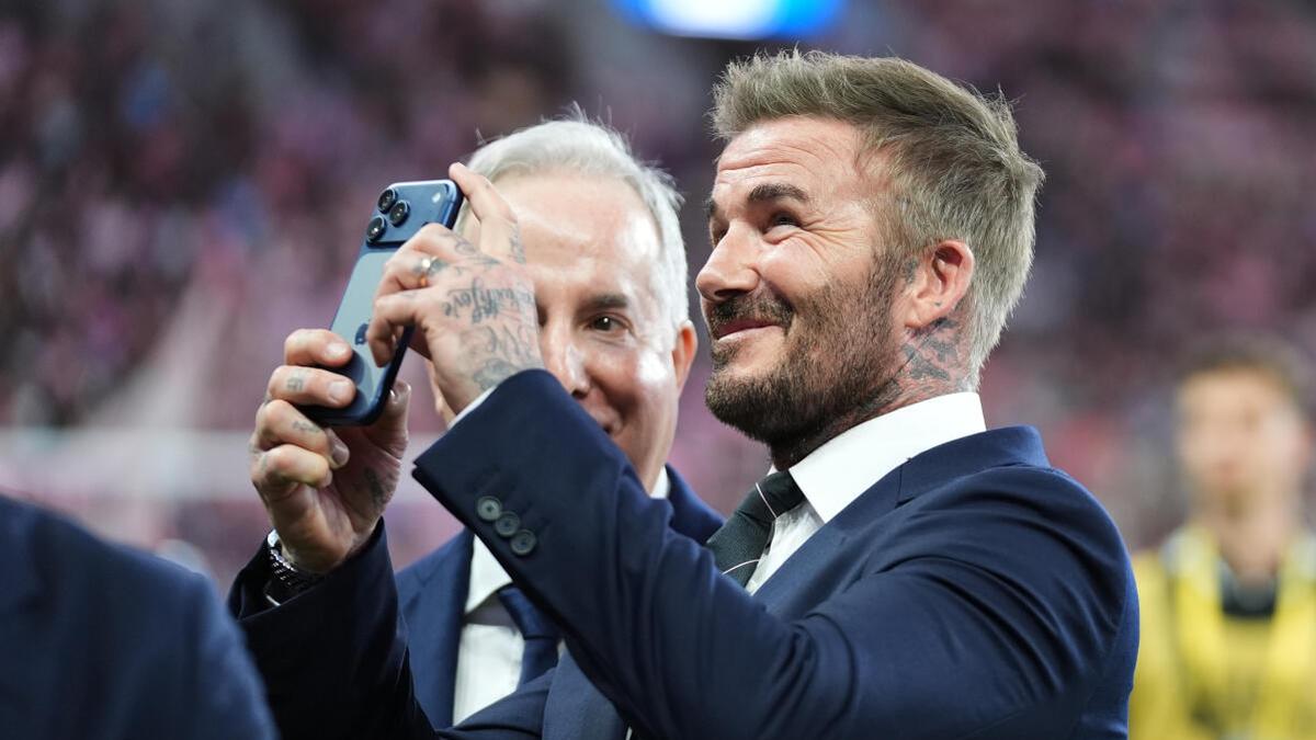 David Beckham est devenu le premier athlète britannique