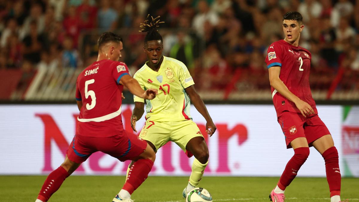 Nations League Spain plays out drab goalless draw against Serbia