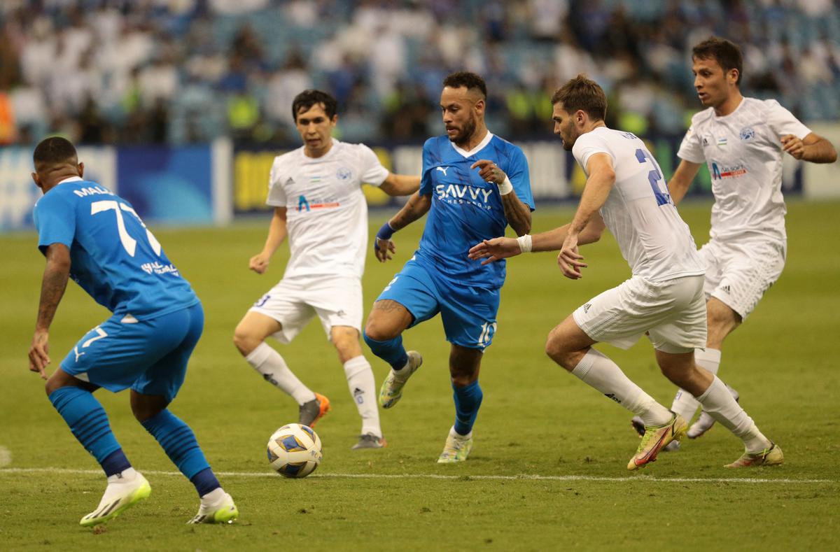 Is Al Hilal's game against Nassaji Mazandaran FC in the AFC Champions League  cancelled?