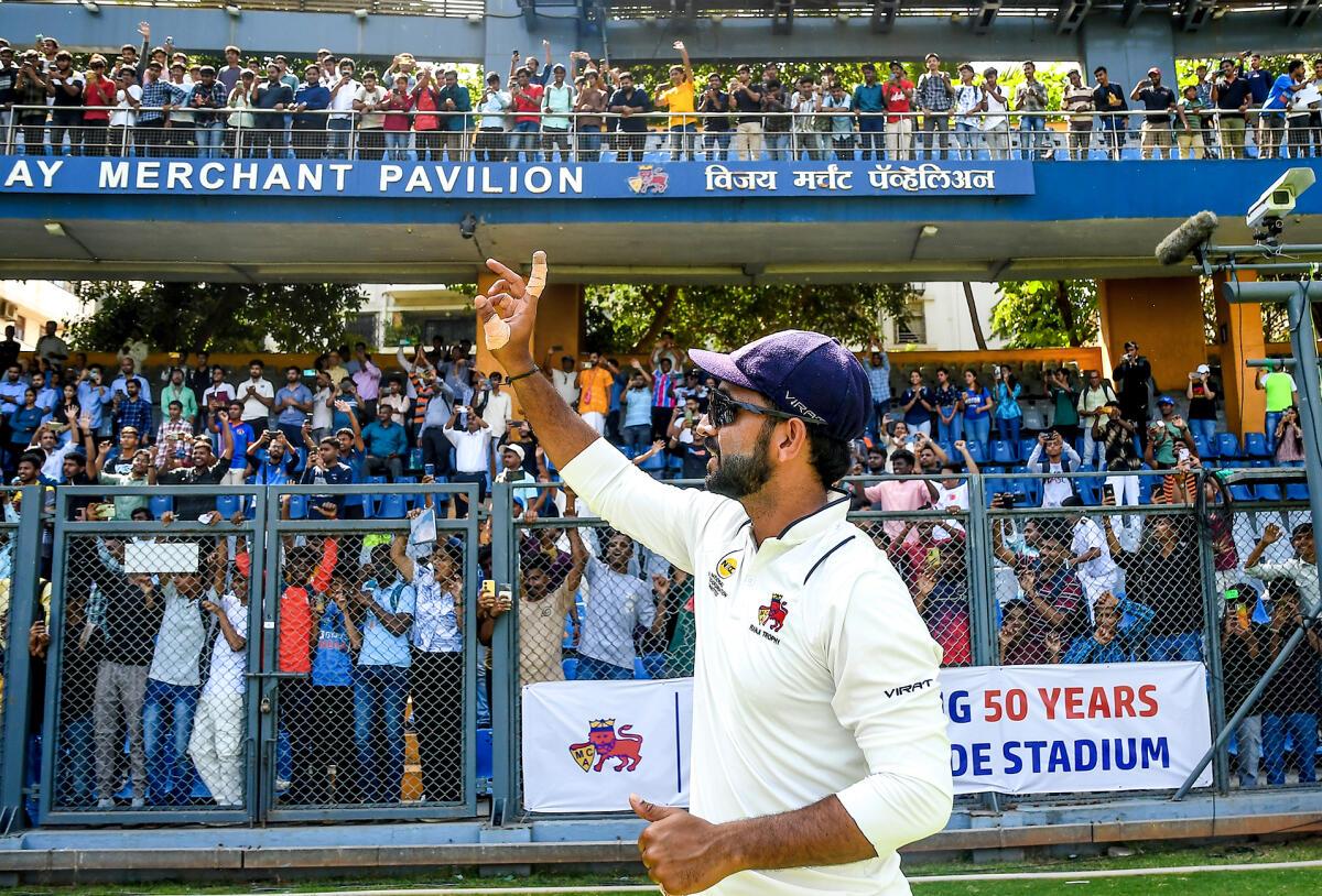 Ajinkya Rahane led Mumbai to the Ranji Trophy title in 2023-24. 