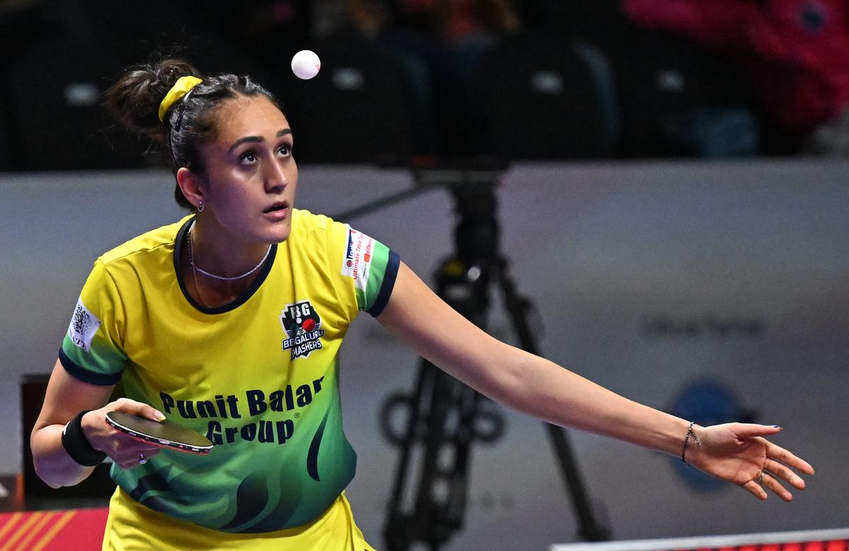 Great feeder line: Manika Batra in action in the Ultimate Table Tennis tournament. Costantini believes that the atmosphere, player calibre, and team competition in Ultimate Table Tennis (UTT) are significantly enriching the sport’s ecosystem in the country.