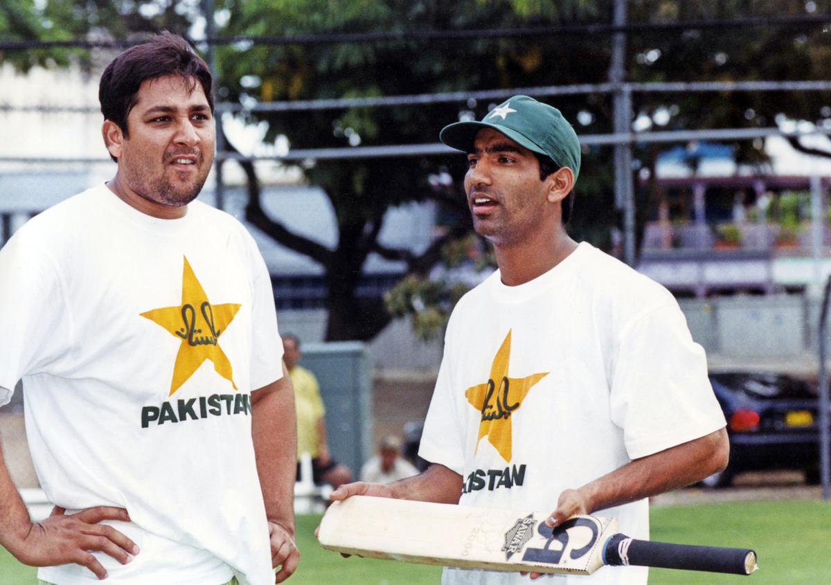 File Photo: Pakistan’s Inzamam Ul-Haq (left) and Mohammad Yousuf were among the former cricketers consulted by Ashraf. 