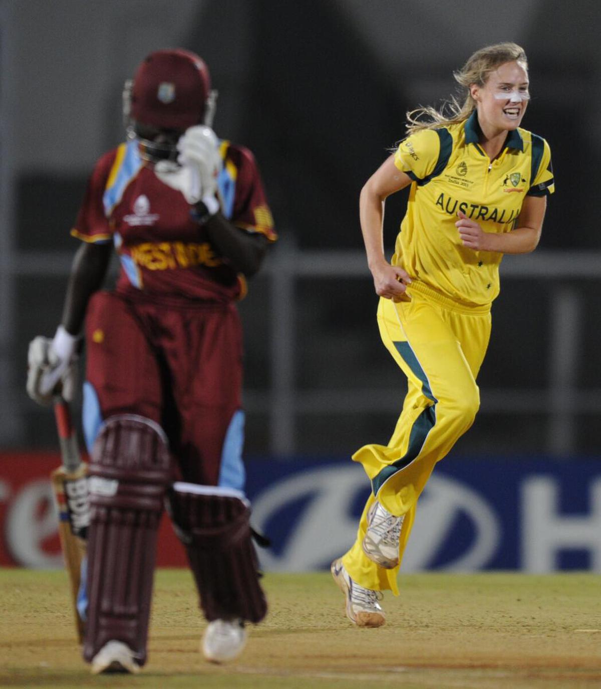 Ellyse Perry’s three-wicket burst took the game away from West Indies