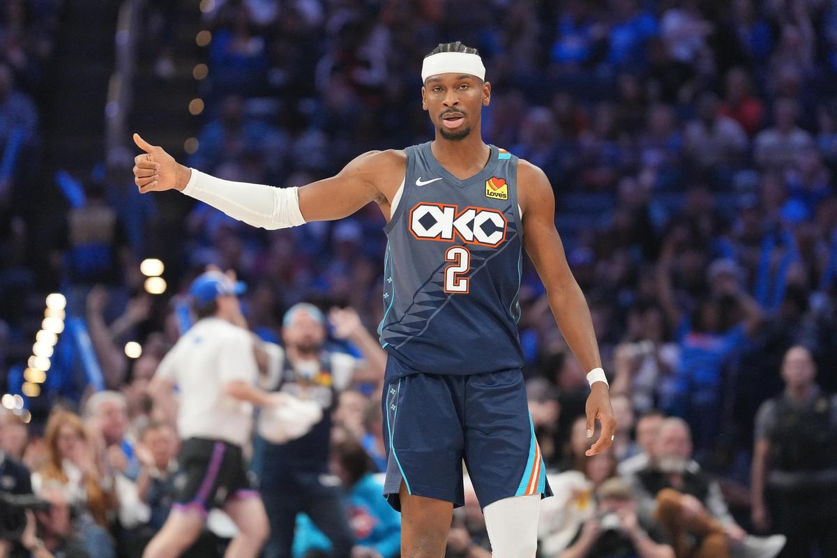 O armador do Oklahoma City Thunder, Shai Gilgeous-Alexander, contribuiu com 33 pontos na vitória do time sobre o Sacramento Kings.