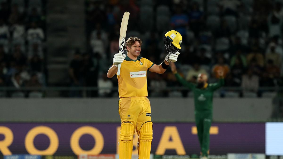 International Masters League 2025: Watson ton sets up Australia Masters’ marauding win over South Africa Masters