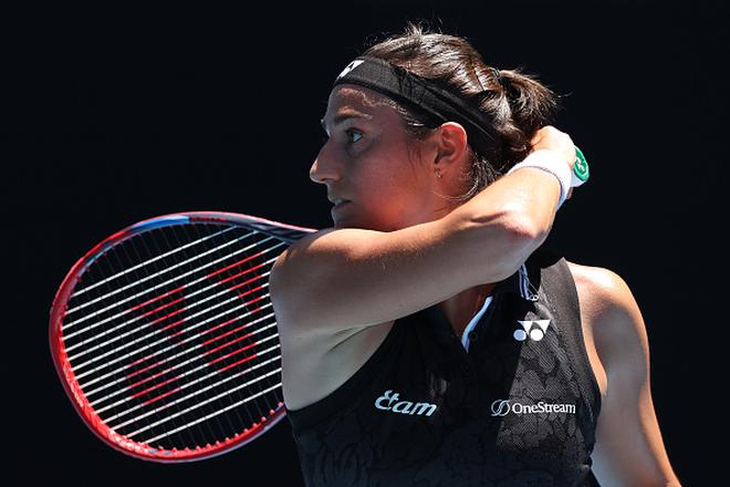 FILE PHOTO: Caroline Garcia of France.