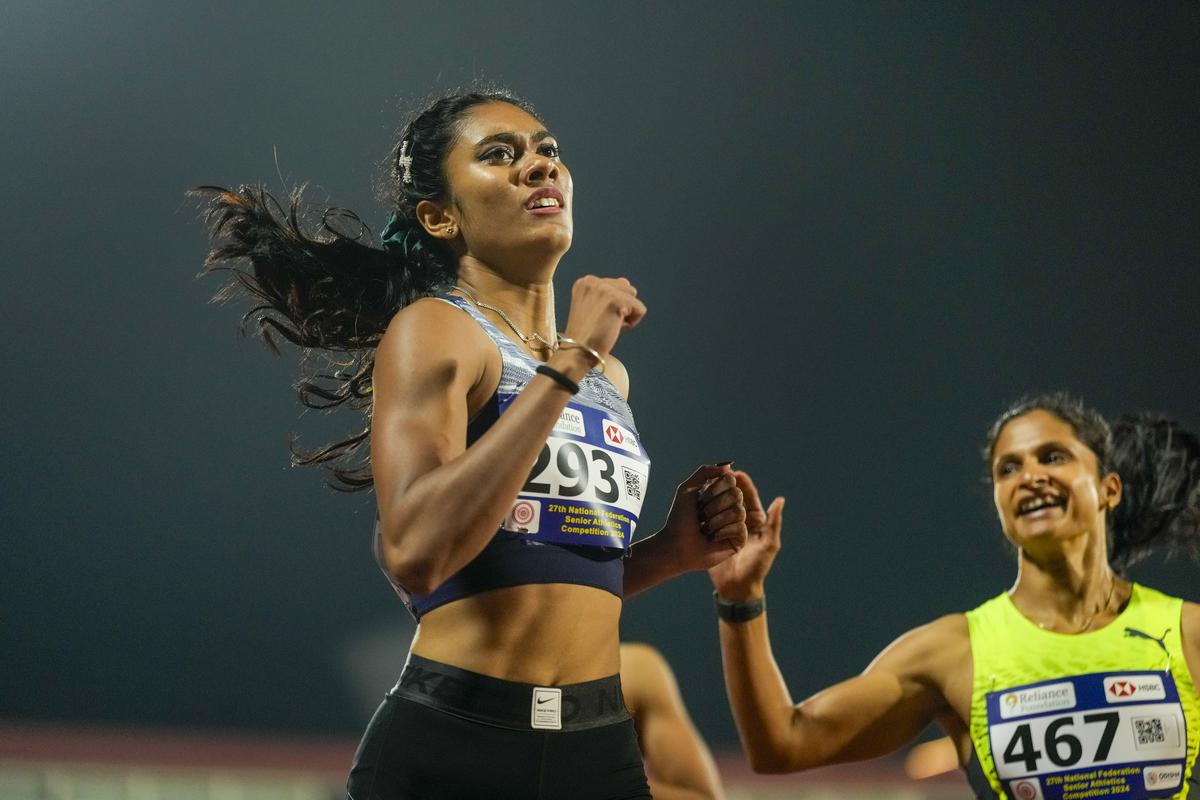 Frontrunners: In sprints, 200m winners — Animesh Kujur and Unnathi Aiyappa Bolland (left) — showed great potential and are bright prospects for the future. 