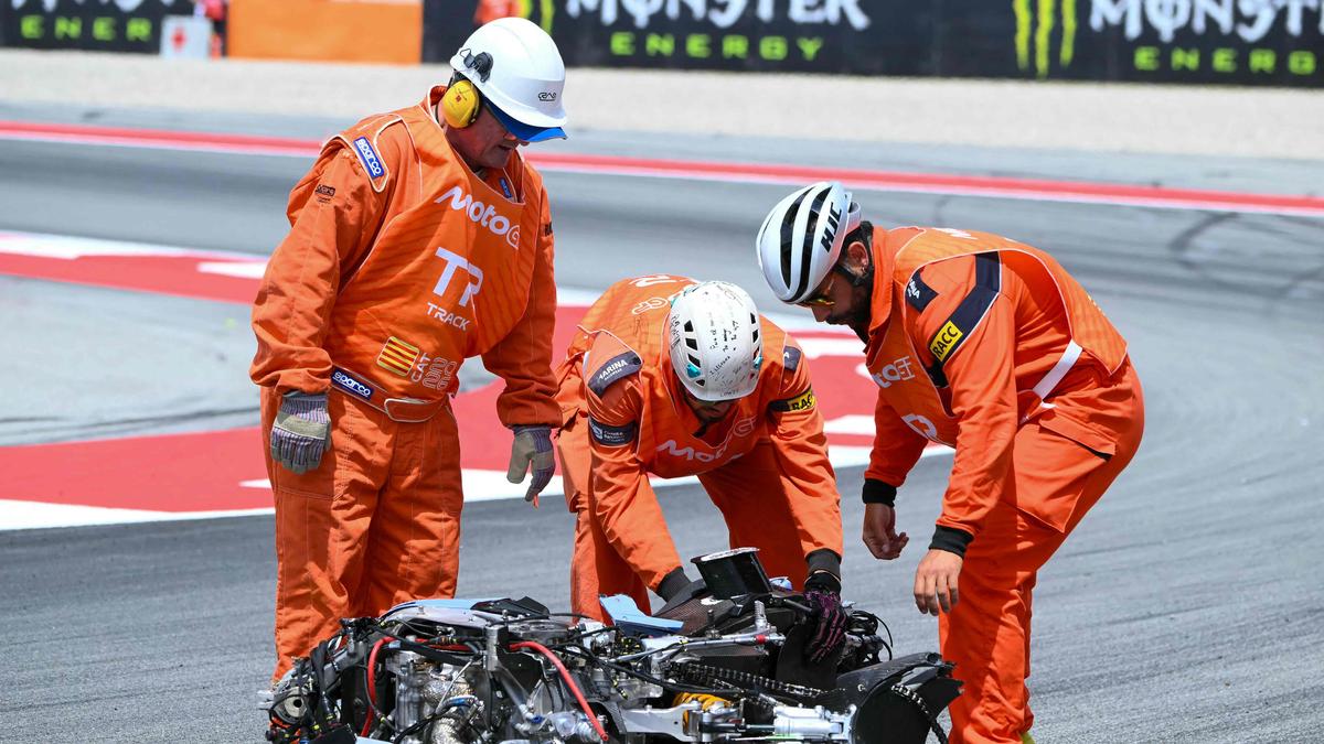 Alex Marquez Injured in Massive MotoGP Crash at Catalan GP