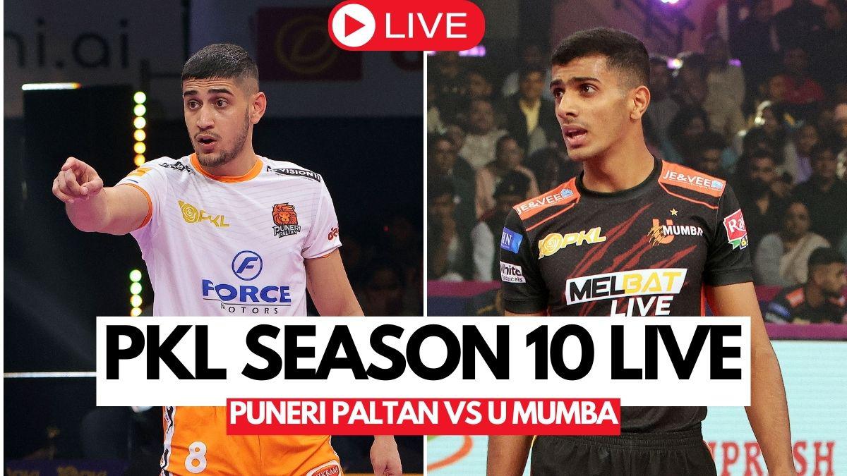 PKL Season 10 HIGHLIGHTS: U Mumba vs Puneri Paltan ends in 32-32 tie ...