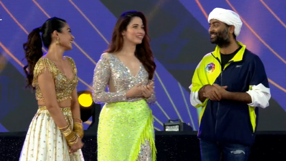 IPL 2023 Opening Ceremony Highlights in pictures: Rashmika Mandanna, Tamannaah Bhatia and Arijit Singh set stage on fire ahead of GT vs CSK