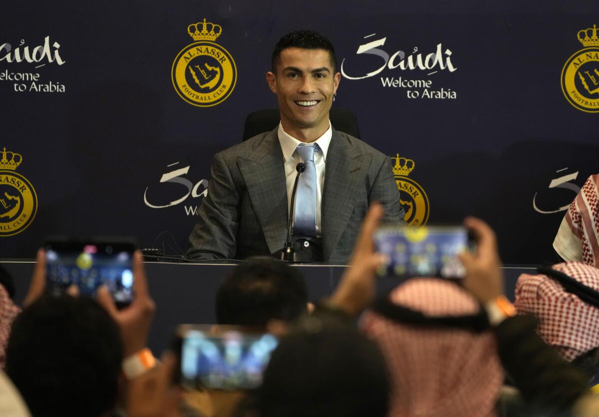 In pictures: Ronaldo, family given heroes' welcome at Al Nassr unveiling in  Riyadh - Sportstar