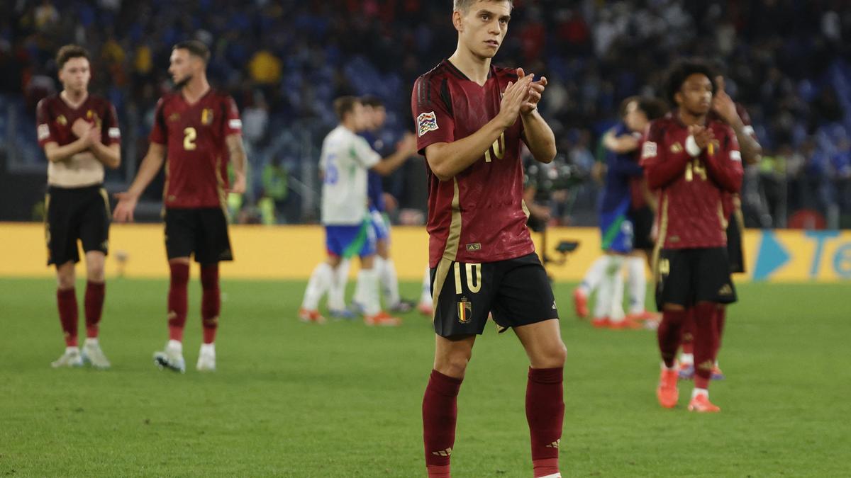 Nations League: l'Italia ha sprecato due gol di vantaggio nel pareggio del Belgio dopo essere stata ridotta a dieci uomini