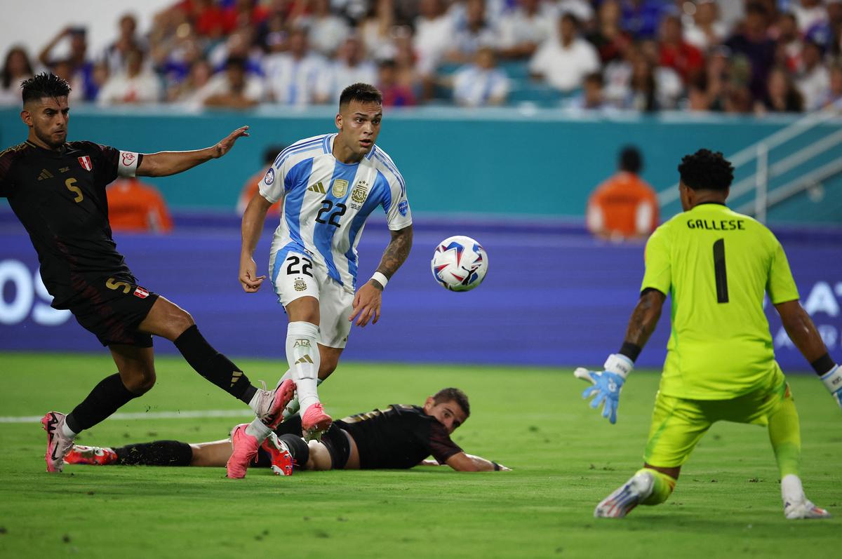 Argentina vs Peru highlights in pictures, ARG 10 PER, Copa America 2024 Lionel Messi photos