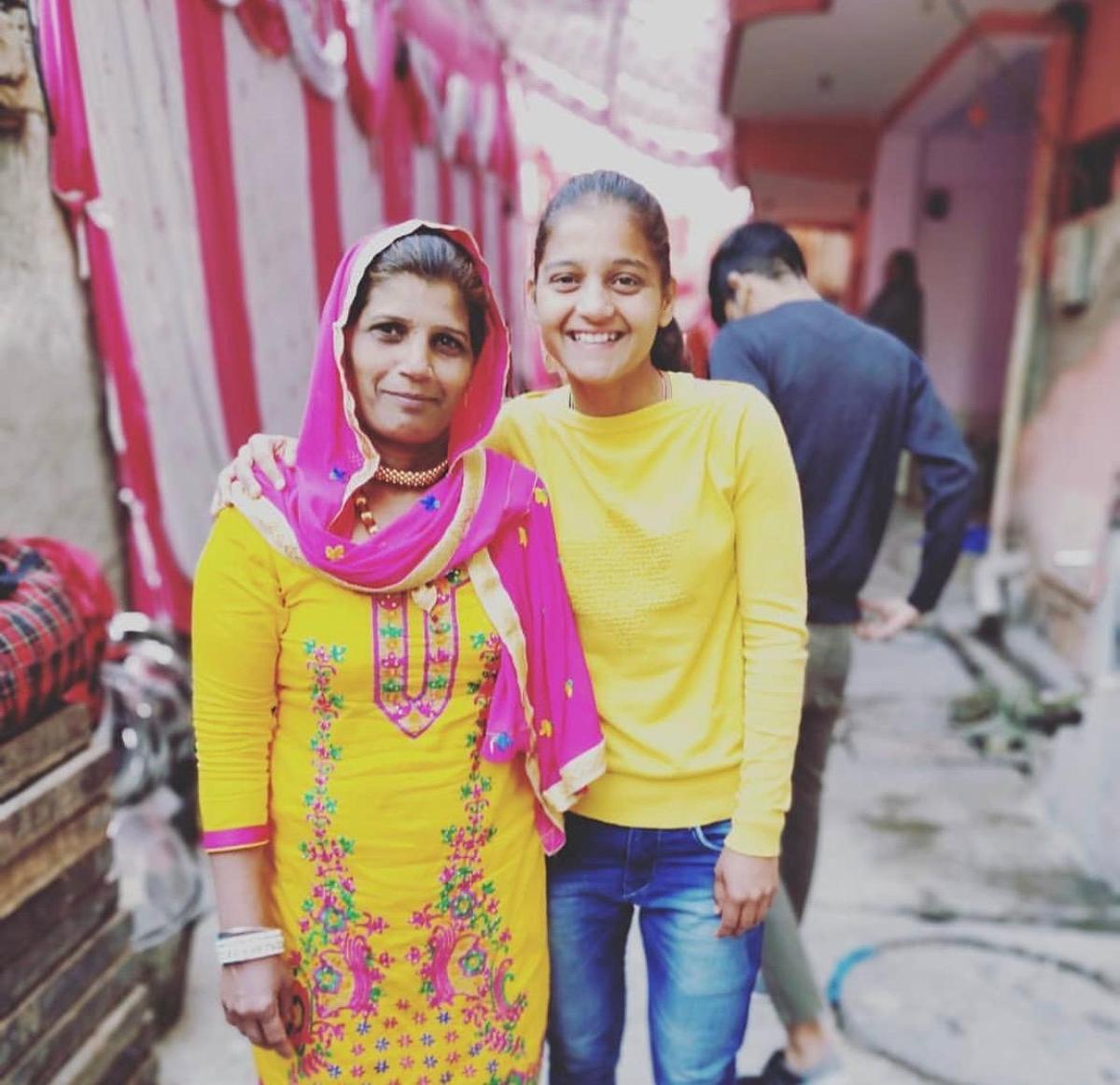 Jyoti’s mother Saroj shouldered the burden of the household when her husband Narender Singh passed away in 2009.