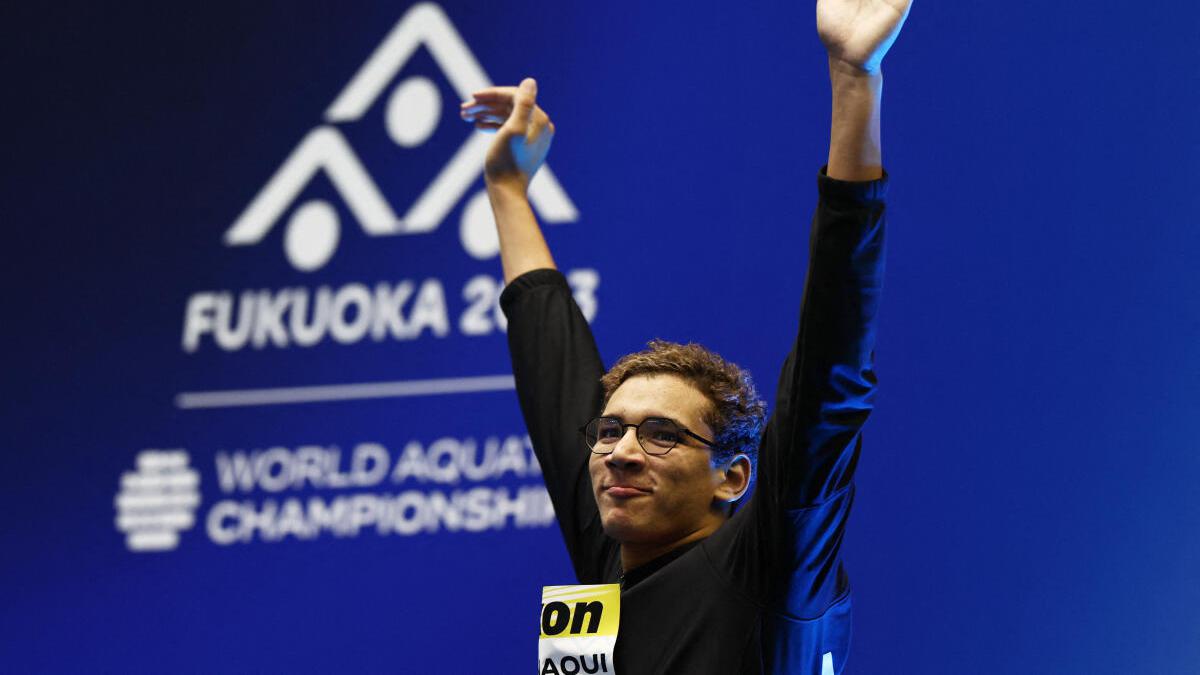 Tunisia’s Hafnaoui wins men’s 1,500m freestyle world title