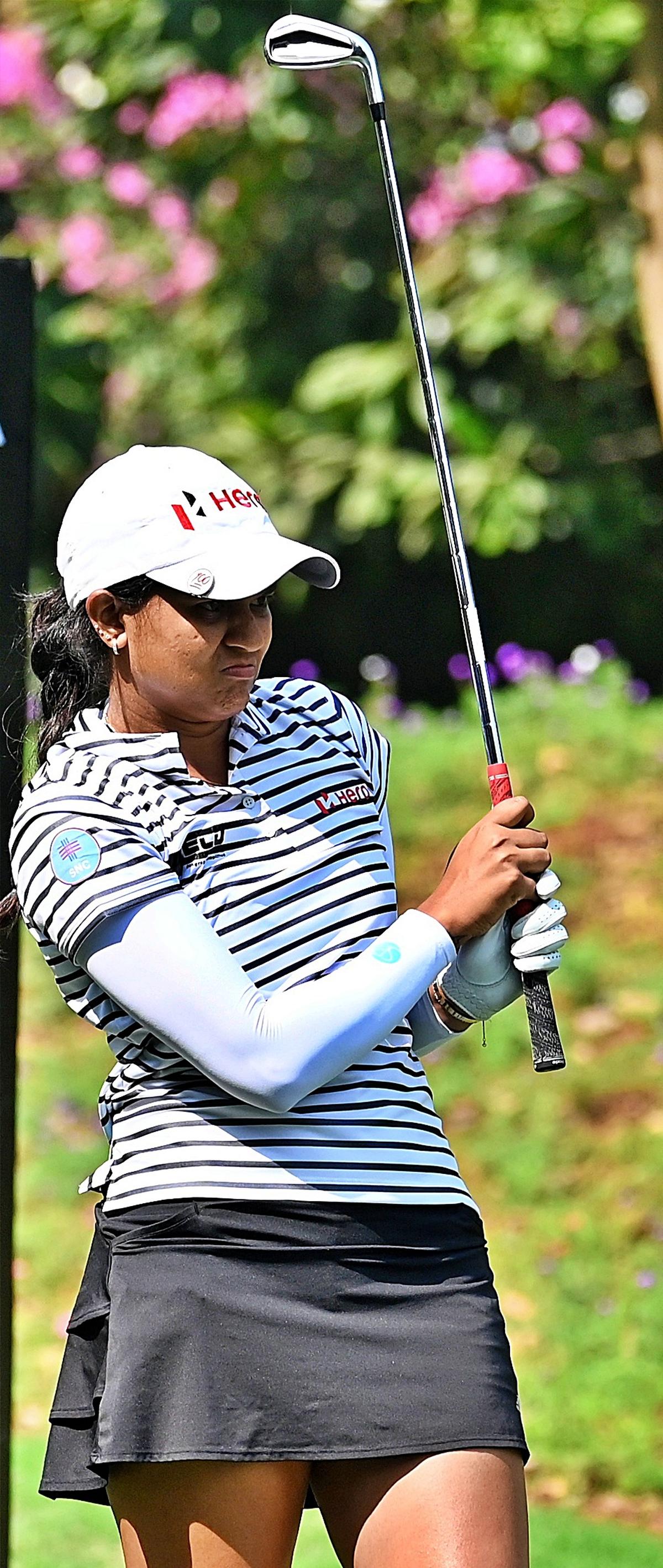 Pranavi Urs, who placed third in the Ladies European Tour golf in Spain. 