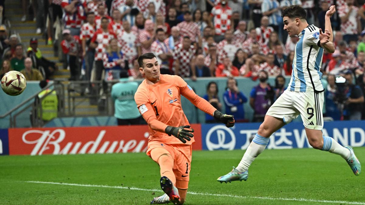 Julian Alvarez stars in Argentina vs Croatia: Scores brace after earning Messi penalty in FIFA World Cup semifinal