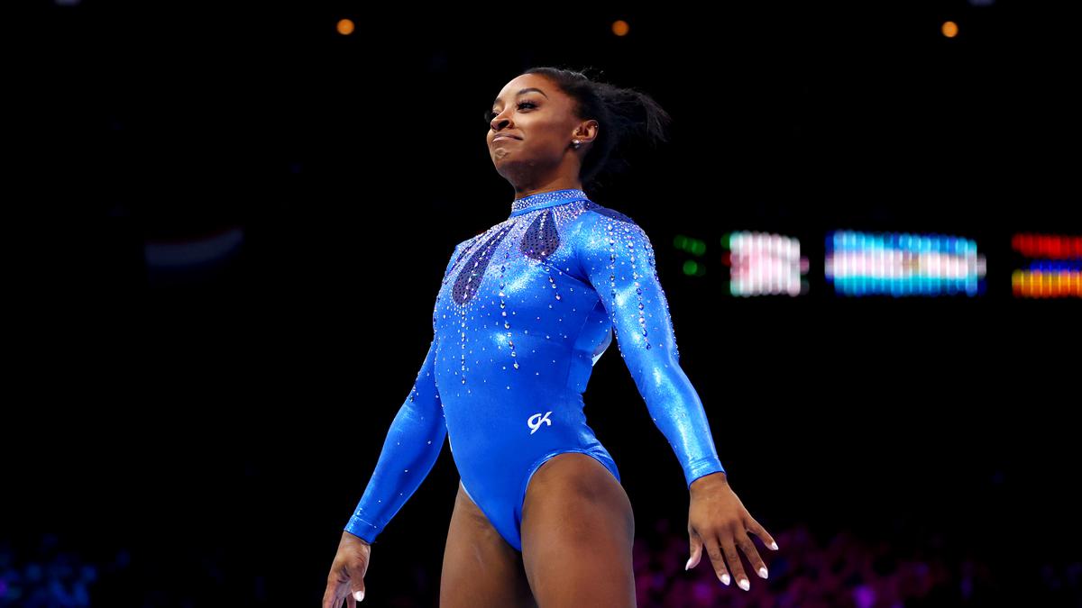 Simone Biles wins sixth all-around gymnastics world championships title