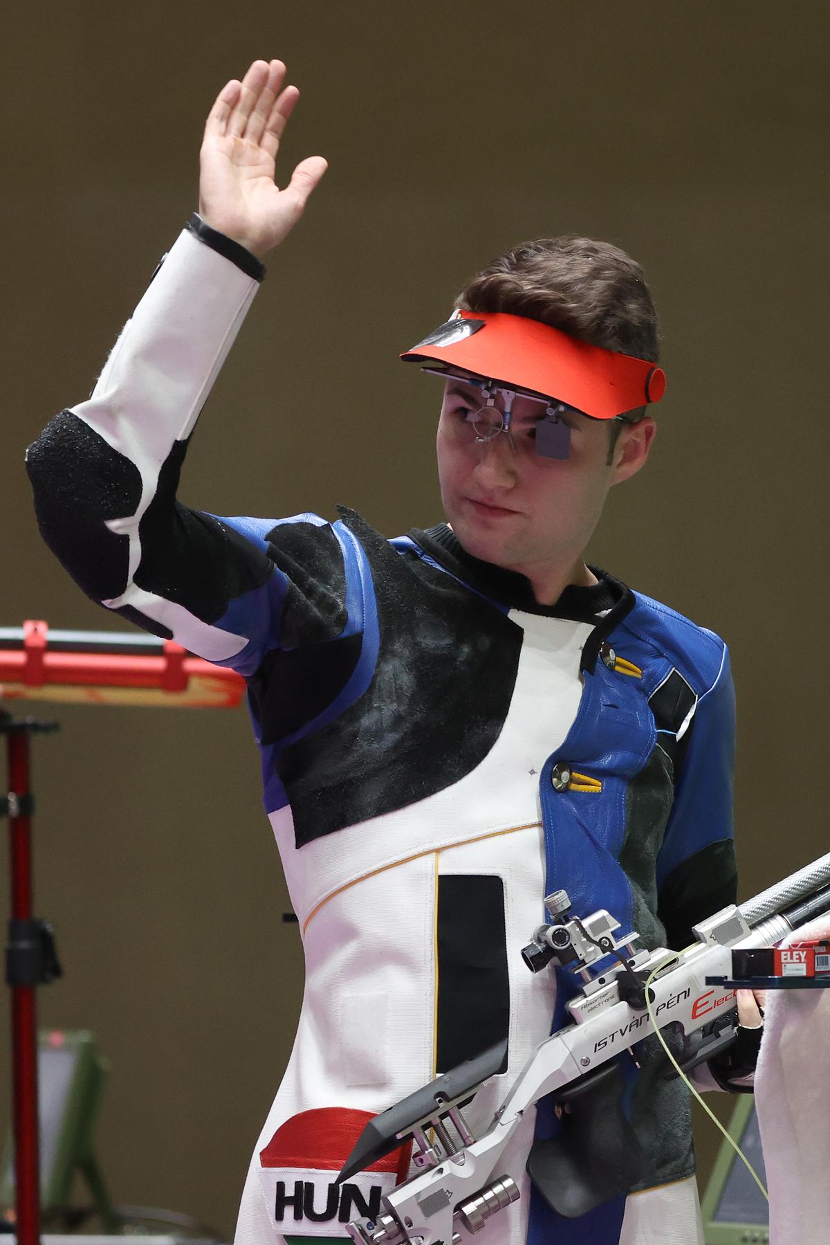 Game of luck: “There’s no margin for error currently. You need to be on top of your game and also have to be lucky,” says István Péni, who placed fifth in the men’s 10m air rifle event at the Tokyo Olympics.