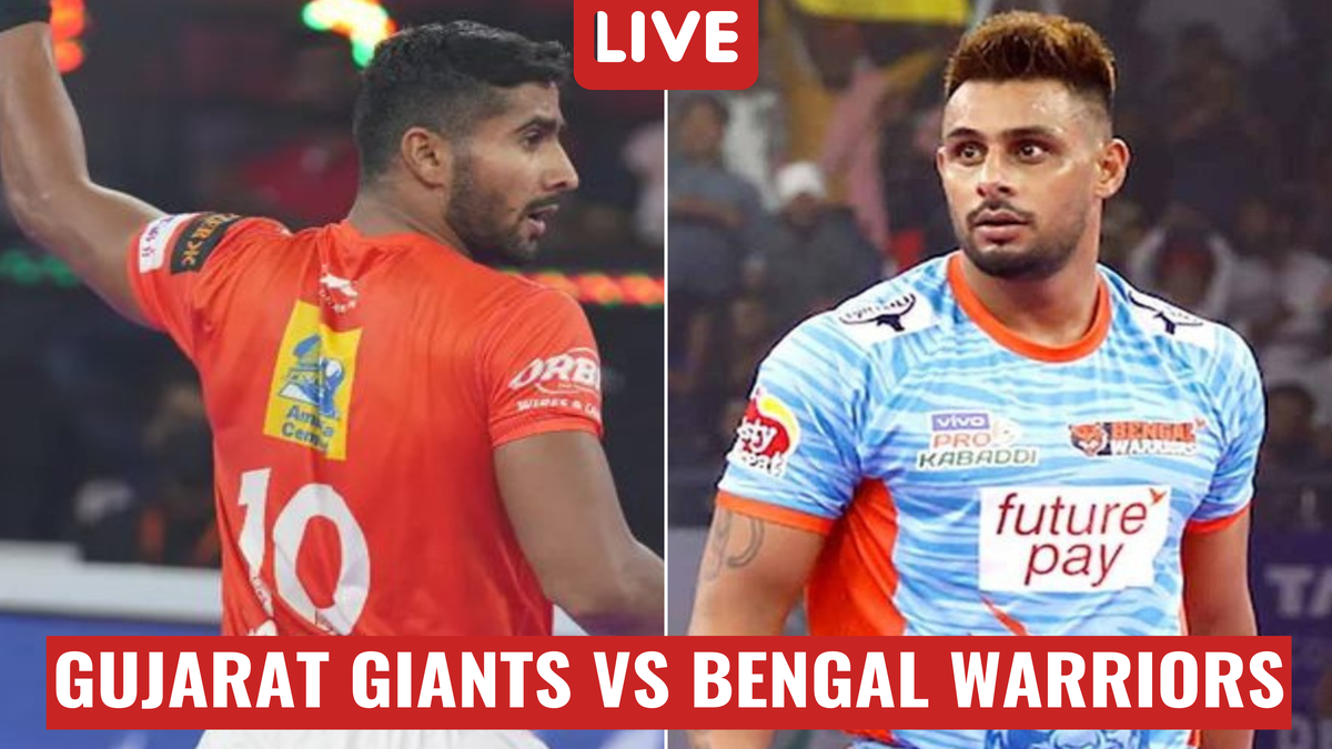 Gujarat Giants 40-45 Bengal Warriors Highlights, Pro Kabaddi 2022: Bengal hands Gujarat five-point loss; Maninder continues to shine