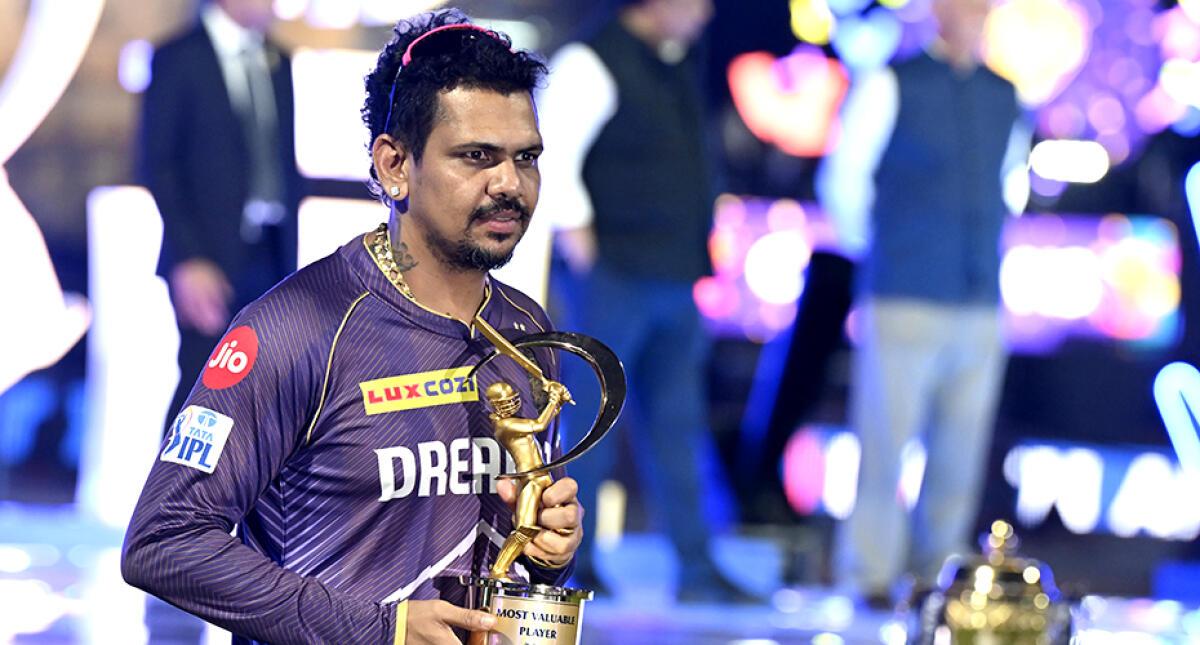 Sunil Narine won the most valuable player award in the IPL 2024. 