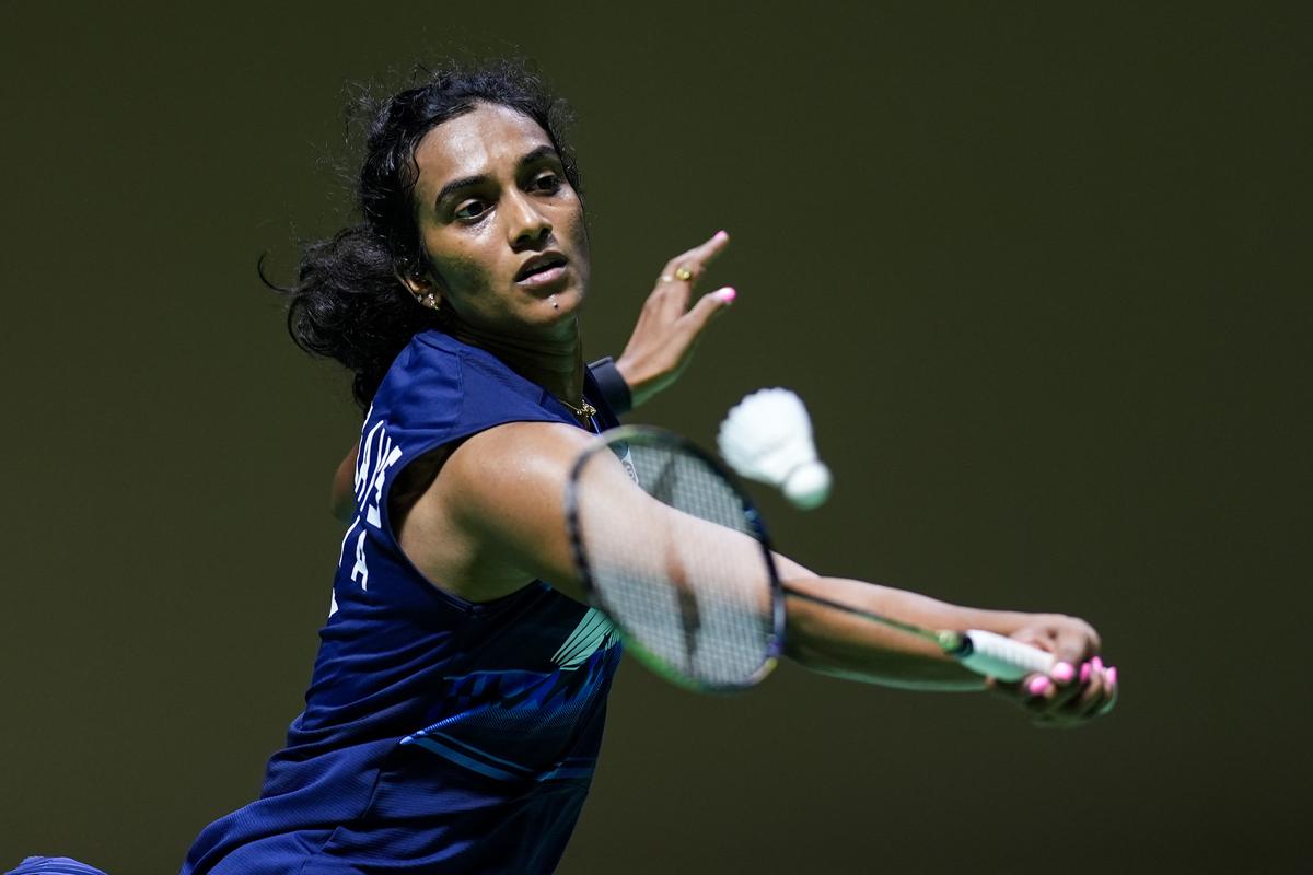 Pusarla V. Sindhu of India competes in the Women’s Singles First Round match against Wen Chi Hsu of Chinese Taipei during day two of the Indonesia Open in Jakarta.