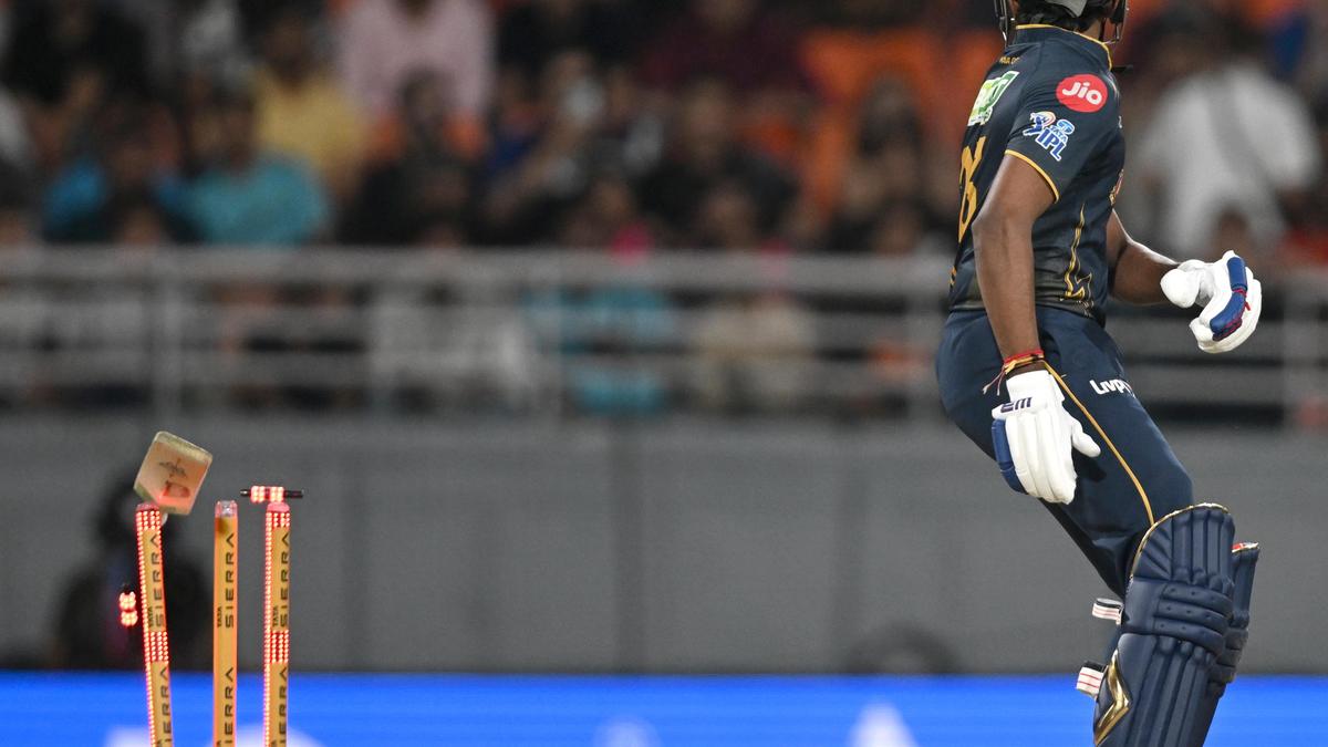 GT vs RR, IPL 2026 Qualifier 2: Sai Sudharsan hit wicket again versus Rajasthan Royals