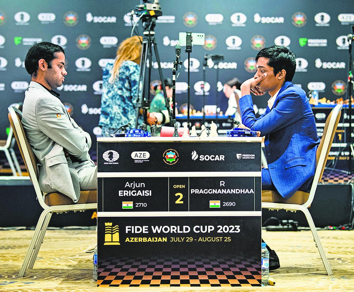Praggnanandhaa, Gukesh through to last 16 of FIDE Chess World Cup