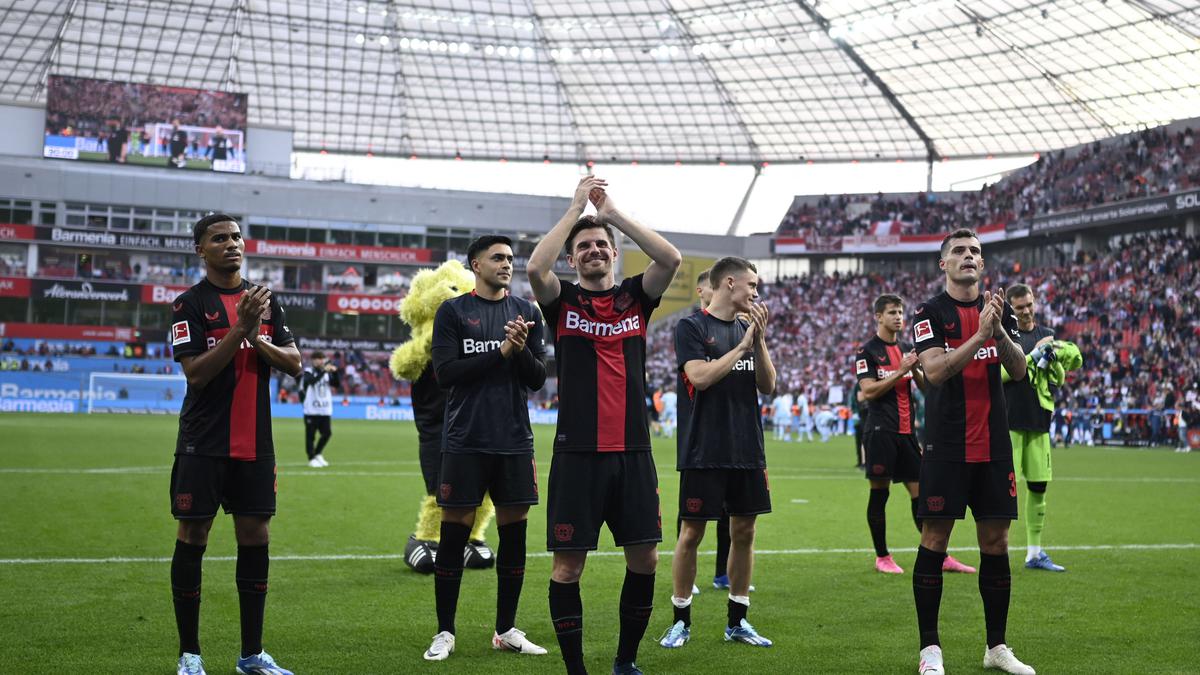 Bundesliga 2023-24: Bayer Leverkusen scores three and dominates derby against Cologne to go top of the league