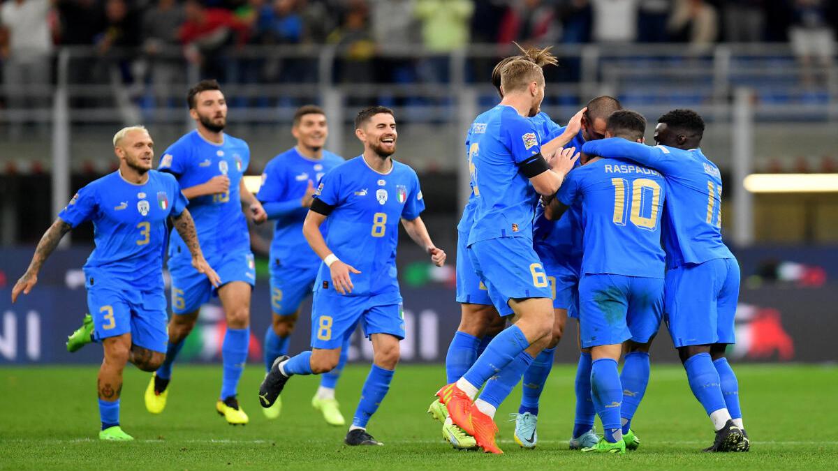 Raspadori strike keeps Italy’s Nations League hopes alive and send England down