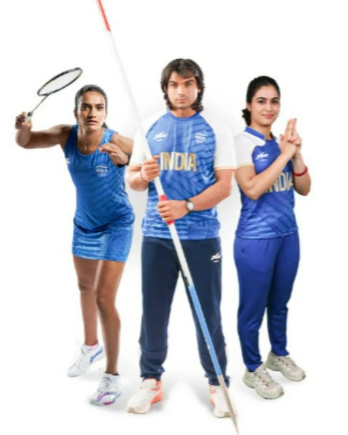 PV Sindhu, Neeraj Chopra and Manu Bhaker don the new JSW Inspire kits.