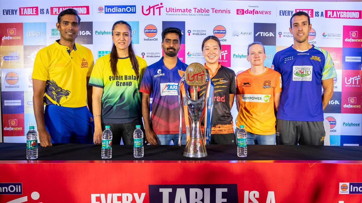 Ultimate Table Tennis: Sharath Kamal leads charge as Chennai Lions takes on Puneri Paltan TT