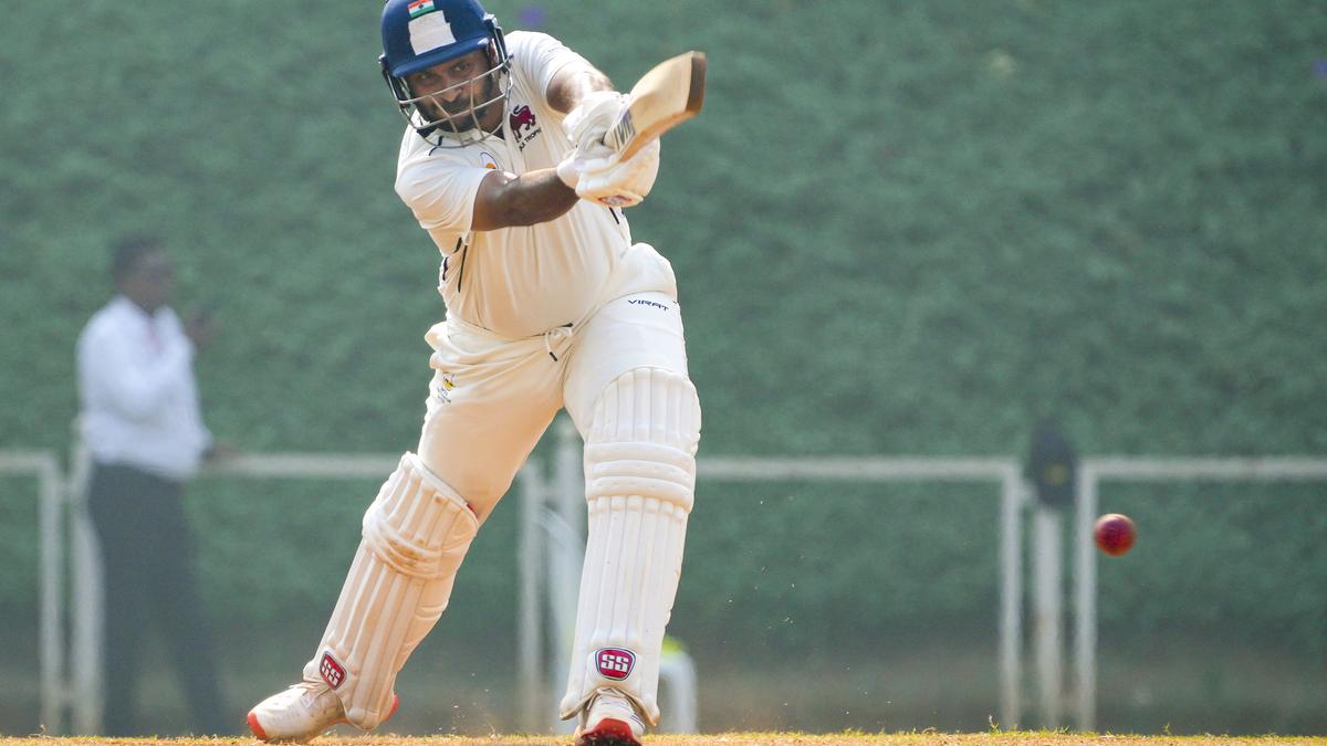 Ranji Trophy 2024-25: Shardul Thakur hits second First-Class century against J&K