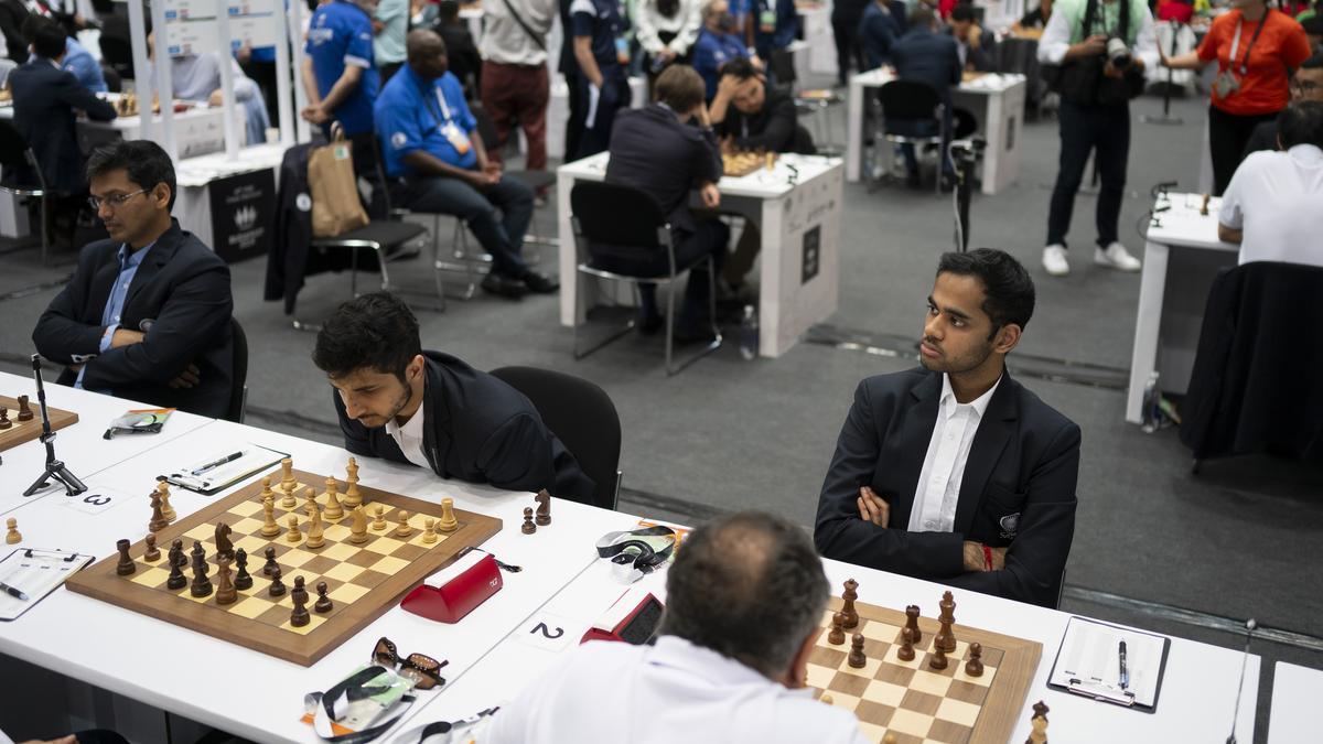 Chess Olympiad 2024, Round 4 Indians in action, board pairings